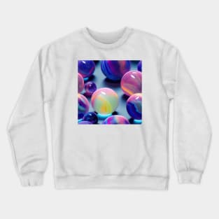 Colorful marbles Crewneck Sweatshirt